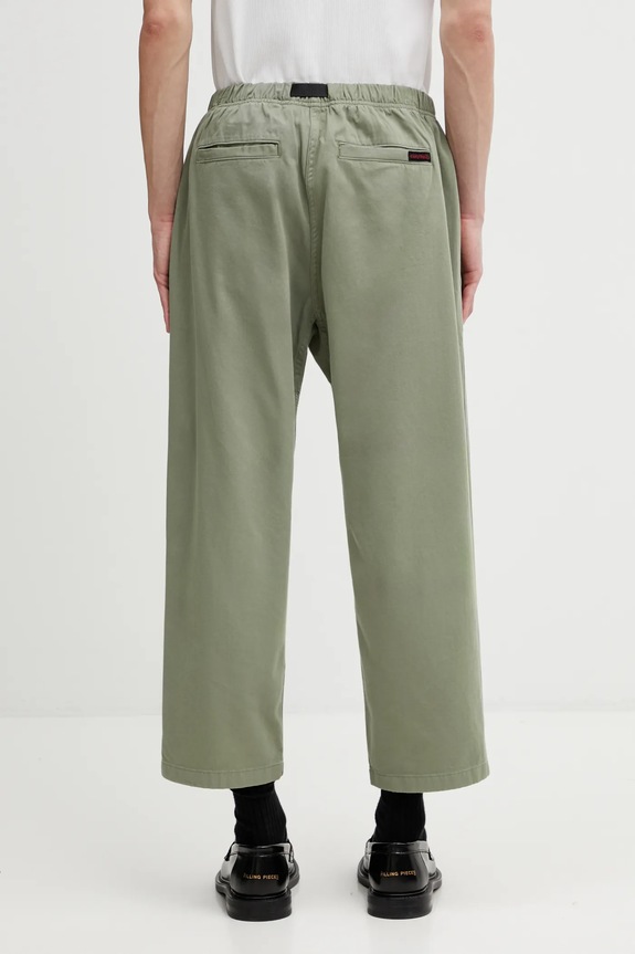 Abbigliamento Gramicci LOOSE TAPERED PANT pantaloni in cotone da uomo G103.OGT. verde