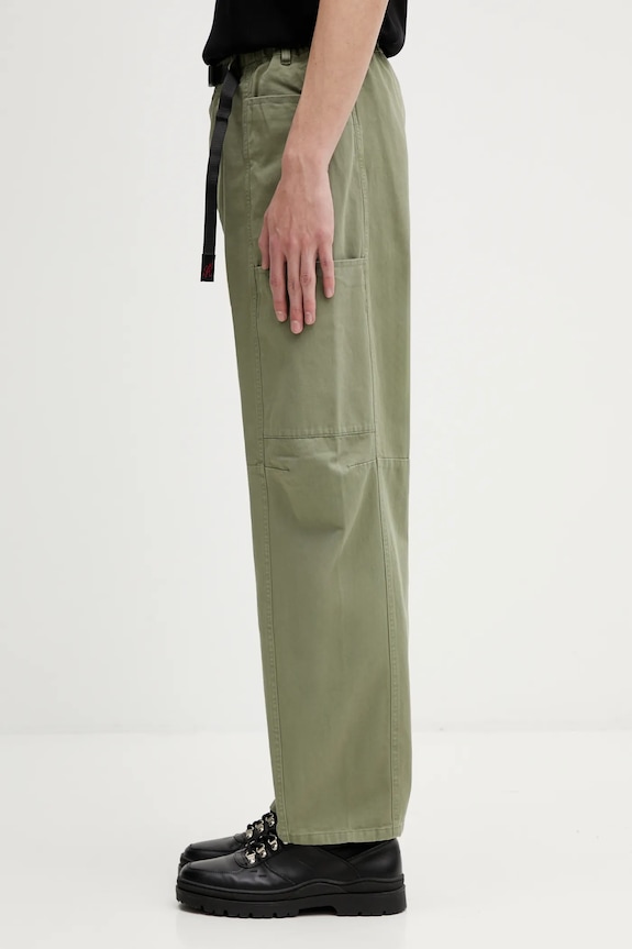 Gramicci cotton trousers VOYAGER PANT G5SM.P086. green AW25