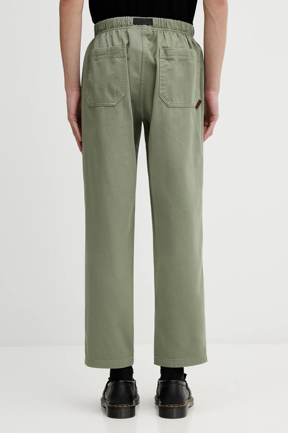 Oblečenie Bavlnené nohavice Gramicci LOOSE TAPERED RIDGE PANT G114.OGT. zelená