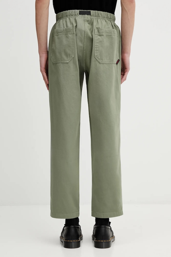Oblečenie Bavlnené nohavice Gramicci LOOSE TAPERED RIDGE PANT G114.OGT. zelená