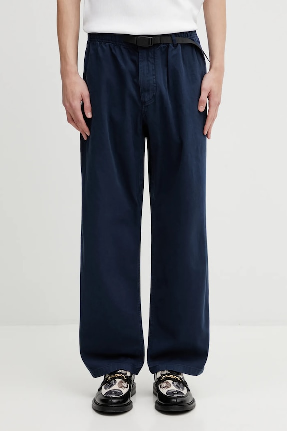 Gramicci GRAMICCI PANT STRAIGHT FIT брюки regular из хлопка для мужчин гладкий тёмно-синий G116.OGT.