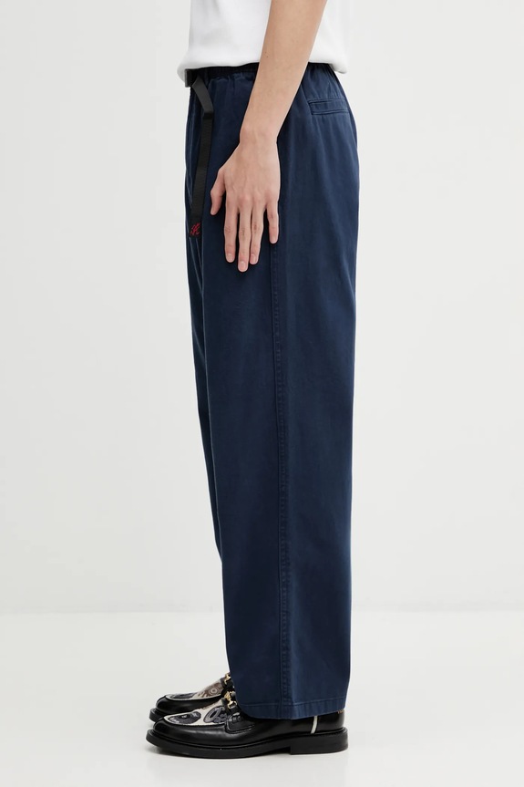 Gramicci GRAMICCI PANT STRAIGHT FIT брюки regular из хлопка для мужчин G116.OGT. тёмно-синий AW25
