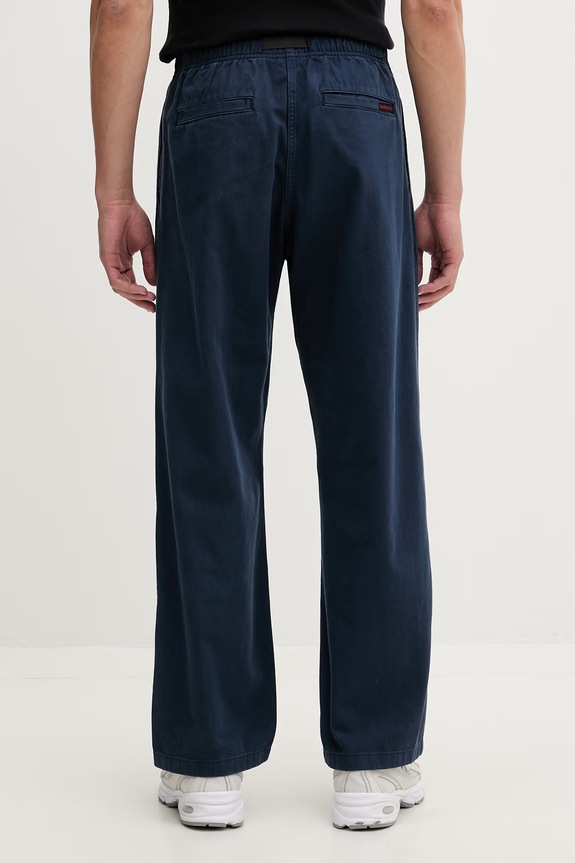 Odjeća Gramicci regularne hlače za muškarce od pamuka GRAMICCI PANT STRAIGHT FIT G116.OGT. mornarsko plava