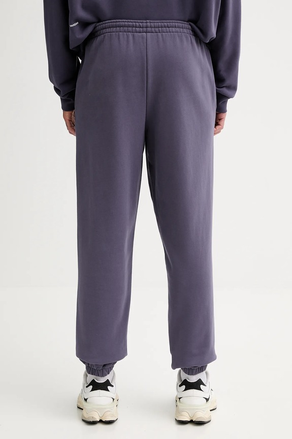 Pangaia pantaloni tuta di cotone violetto 10000295.