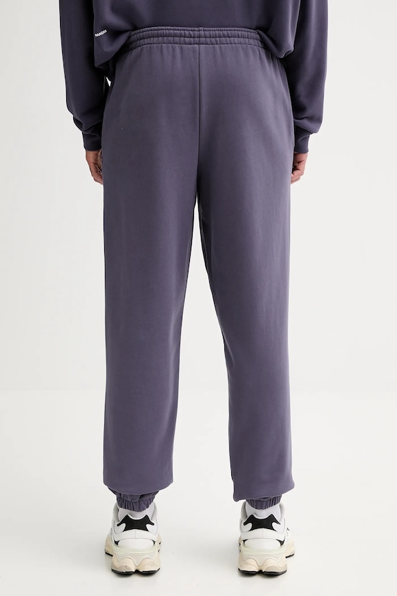 Pangaia pantaloni tuta di cotone 10000295. violetto