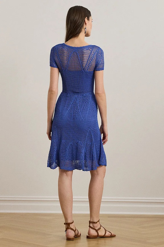 Lauren Ralph Lauren sukienka 200971142 niebieski AW25