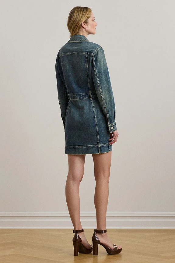 Lauren Ralph Lauren sukienka 200971264 niebieski AW25