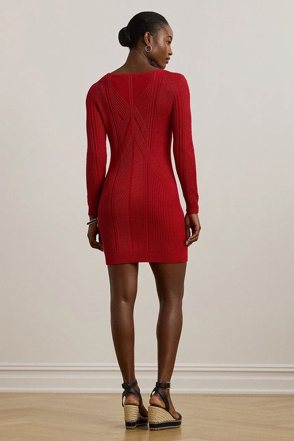 Šaty Lauren Ralph Lauren 200971346 červená AW25