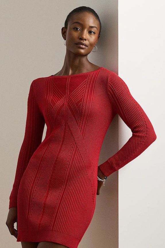 Oblečení Šaty Lauren Ralph Lauren 200971346 červená