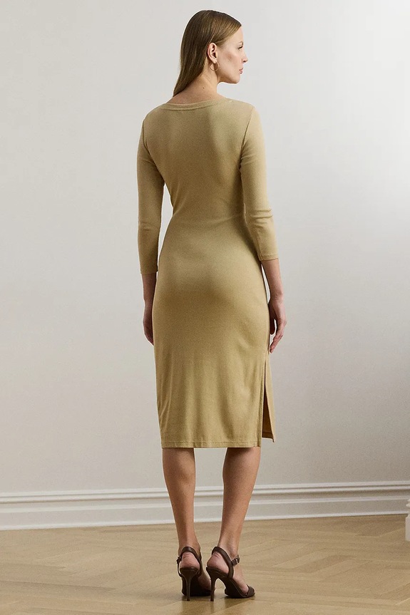 Φόρεμα Lauren Ralph Lauren 200973598 μπεζ AW25