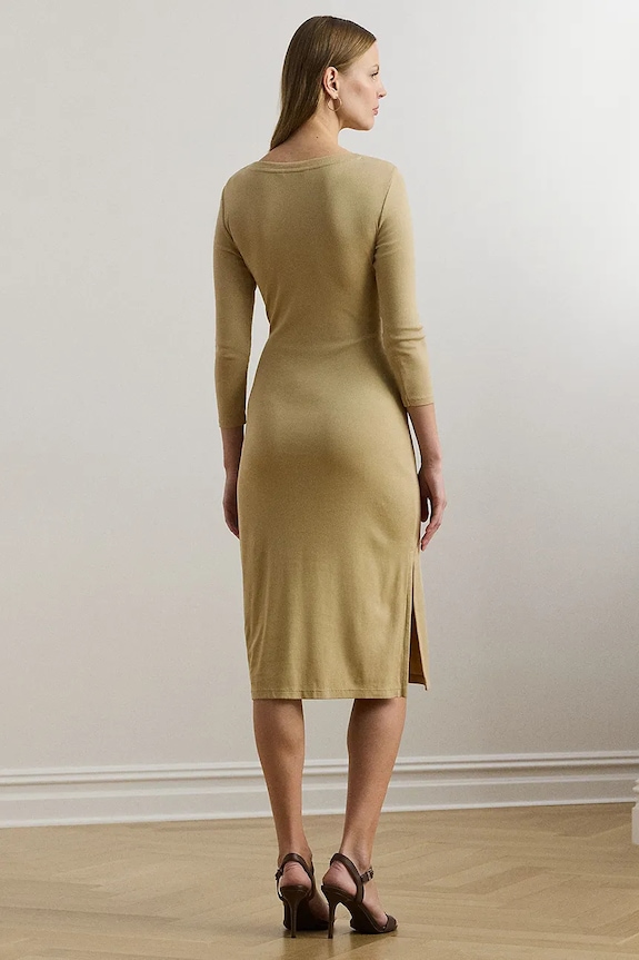 Φόρεμα Lauren Ralph Lauren 200973598 μπεζ AW25