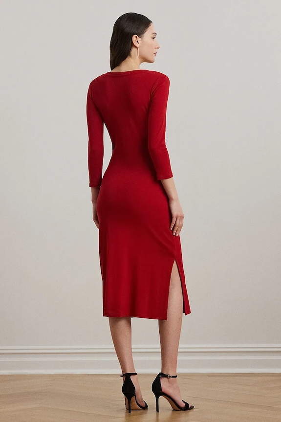 Φόρεμα Lauren Ralph Lauren 200973598 κόκκινο AW25