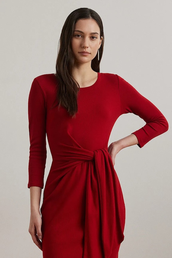 Ρούχα Φόρεμα Lauren Ralph Lauren 200973598 κόκκινο