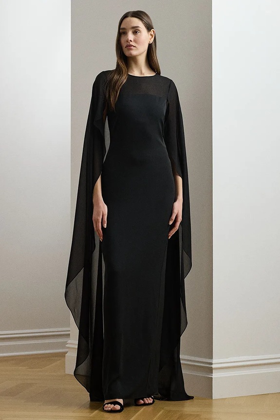 Šaty Lauren Ralph Lauren maxi černá 253951606