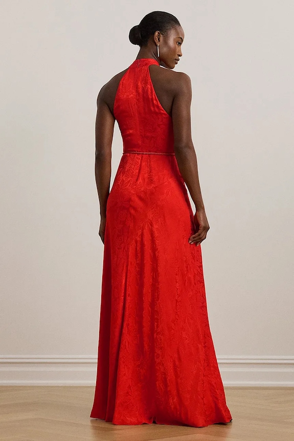 Lauren Ralph Lauren sukienka 253971055 czerwony AW25
