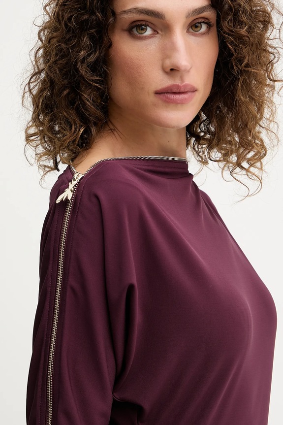 Patrizia Pepe sukienka bordowy 8A1501.J321