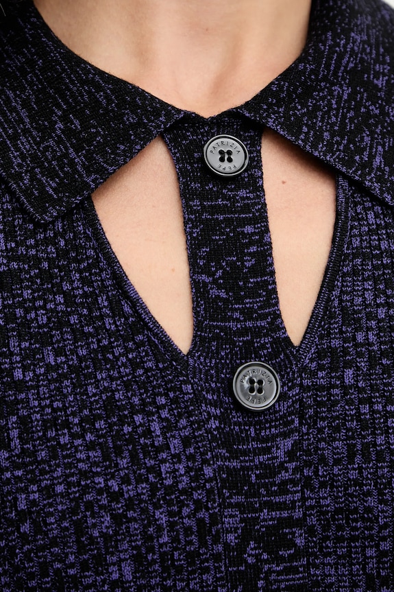 Patrizia Pepe sukienka 8A1548.K269 fioletowy