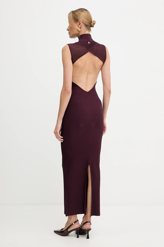 Ruházat Patrizia Pepe ruha 8A1555.K143 burgundia