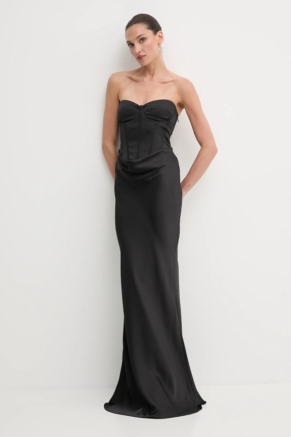 Rotate dress 114330100 black AW25