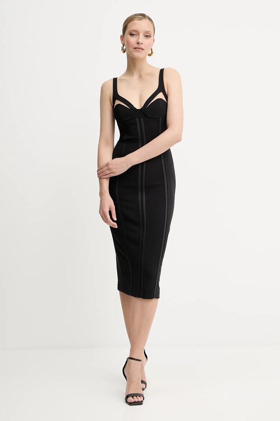 Odzież Elisabetta Franchi sukienka AB80256E2 czarny