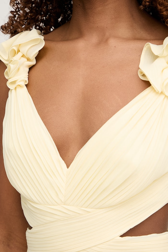 Morgan šaty RISSAL žlutá