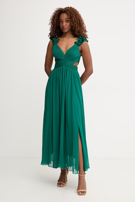 Morgan haljina zelena RISSAL