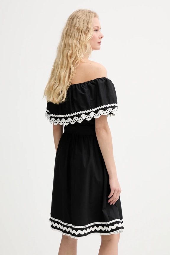 Îmbrăcăminte Morgan rochie din bumbac RCAPRI negru