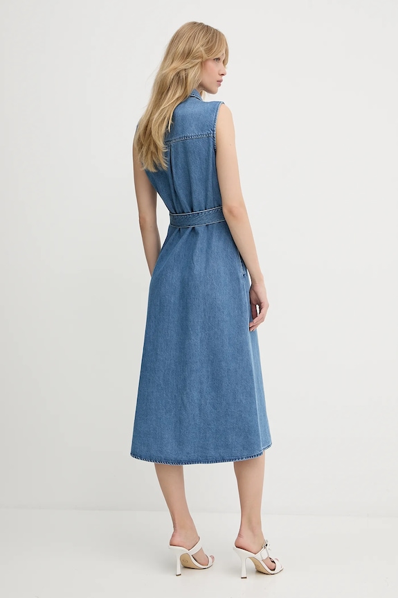 Abbigliamento Morgan vestito di jeans RJEAN blu