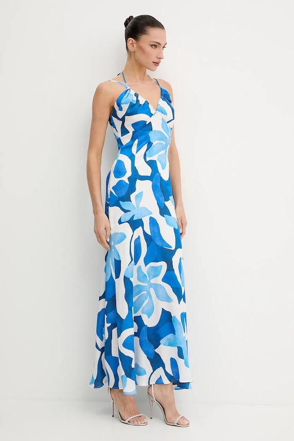 Morgan rochie RSEA.F albastru SS25