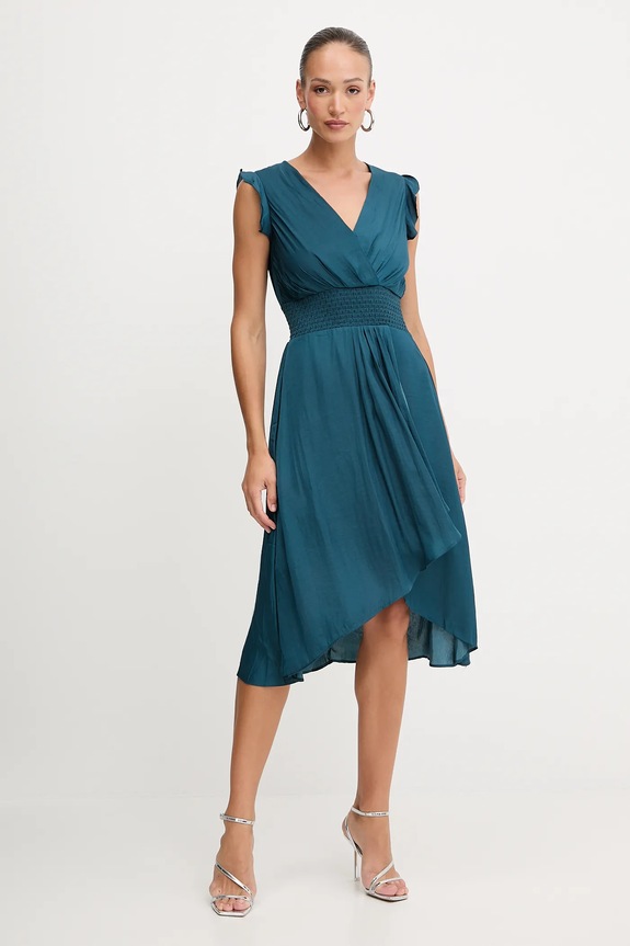 Obleka Morgan Tkanina zelena RWALLY