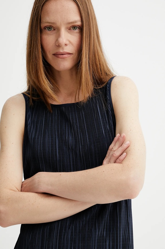 Haljina Calvin Klein LV044A211G mornarsko plava