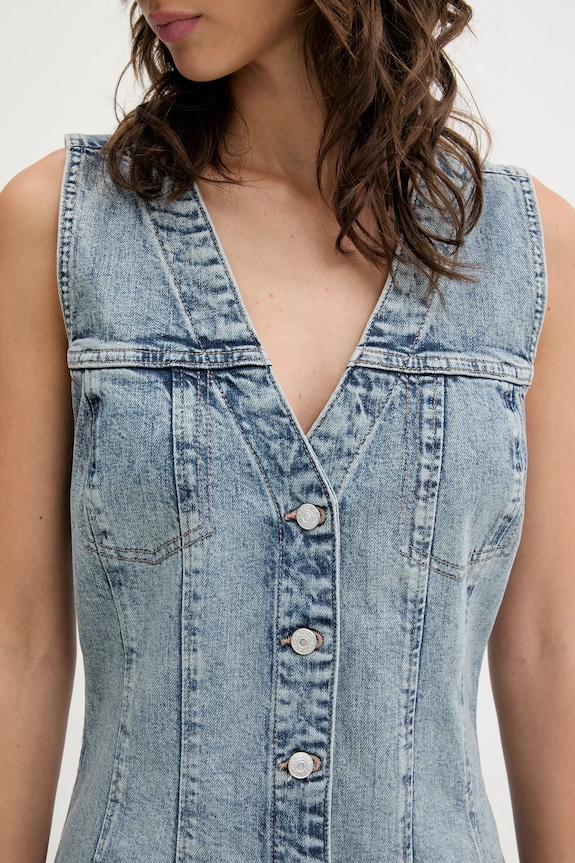 Džínové šaty Tommy Jeans DW0DW20520
