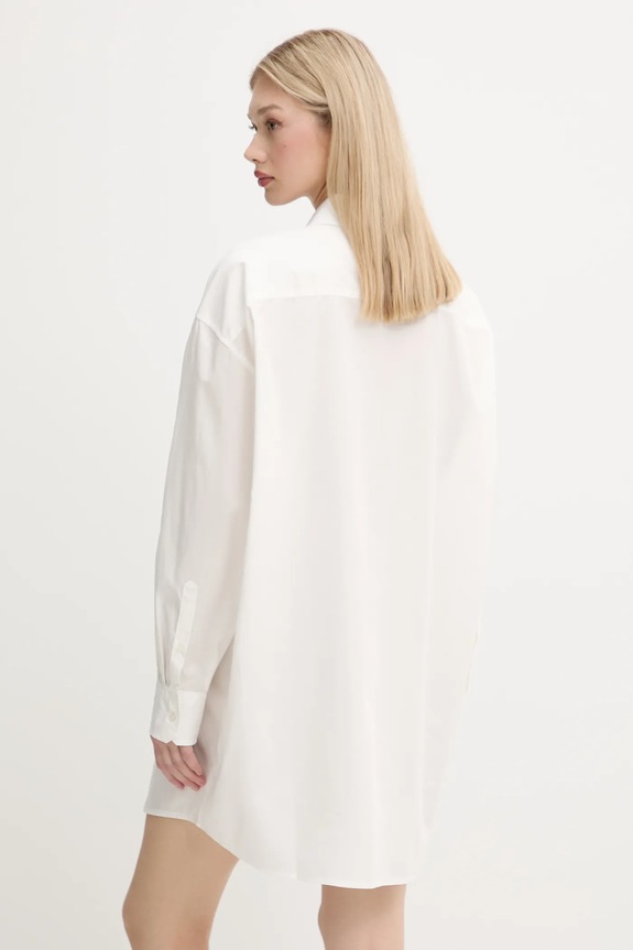 Odjeća Pamučna haljina Tommy Jeans DW0DW21122 bijela