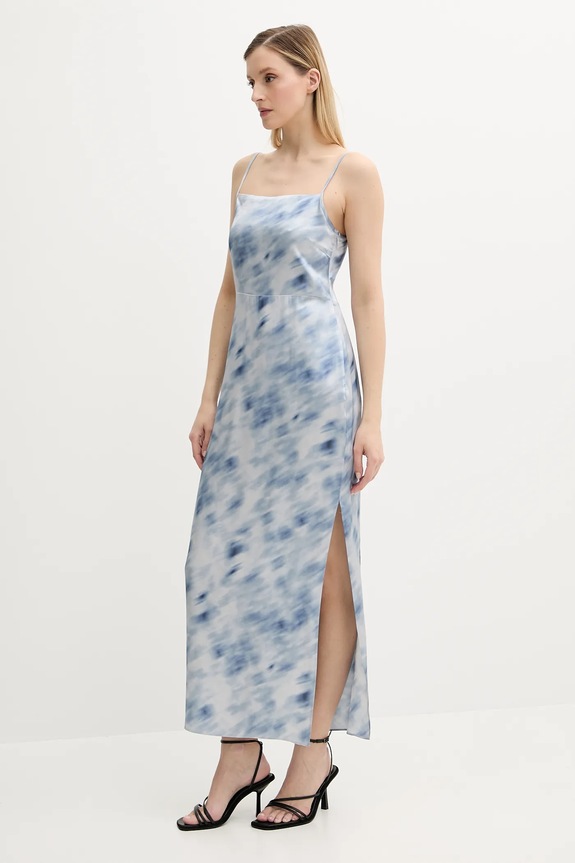 Samsoe Samsoe rochie SASAGE F24100145 albastru AW25