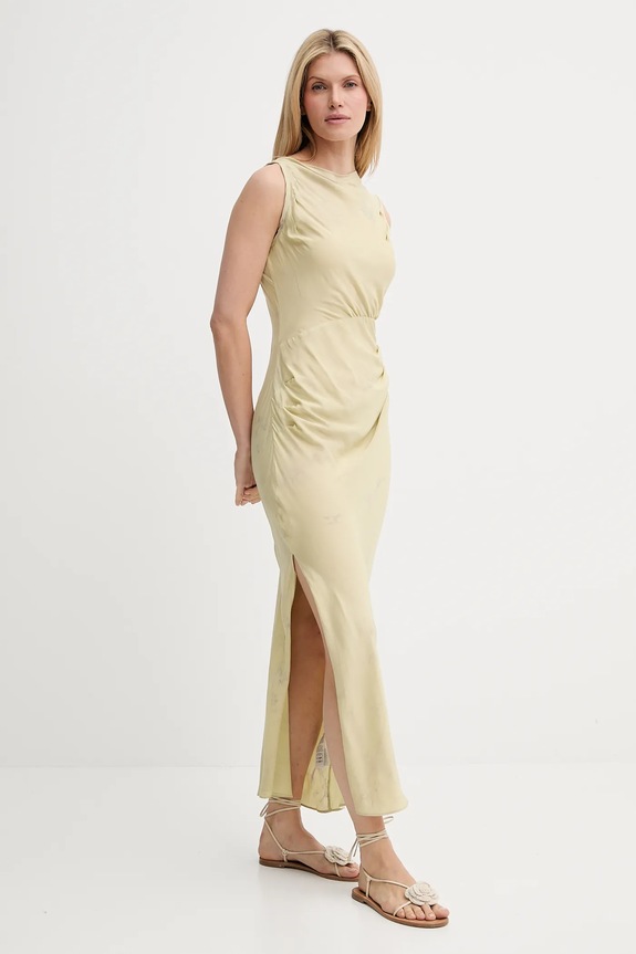 Samsoe Samsoe rochie SAHIRA F25200098 bej AW25