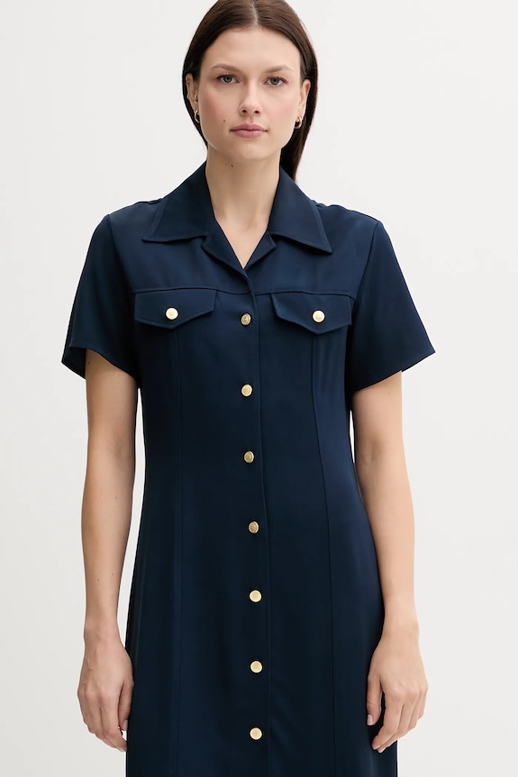 Šaty Tommy Hilfiger tmavomodrá WW0WW45802