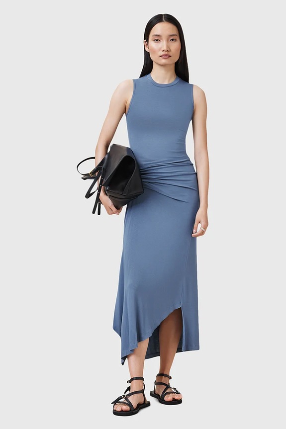 Šaty AllSaints RIVI W166DC