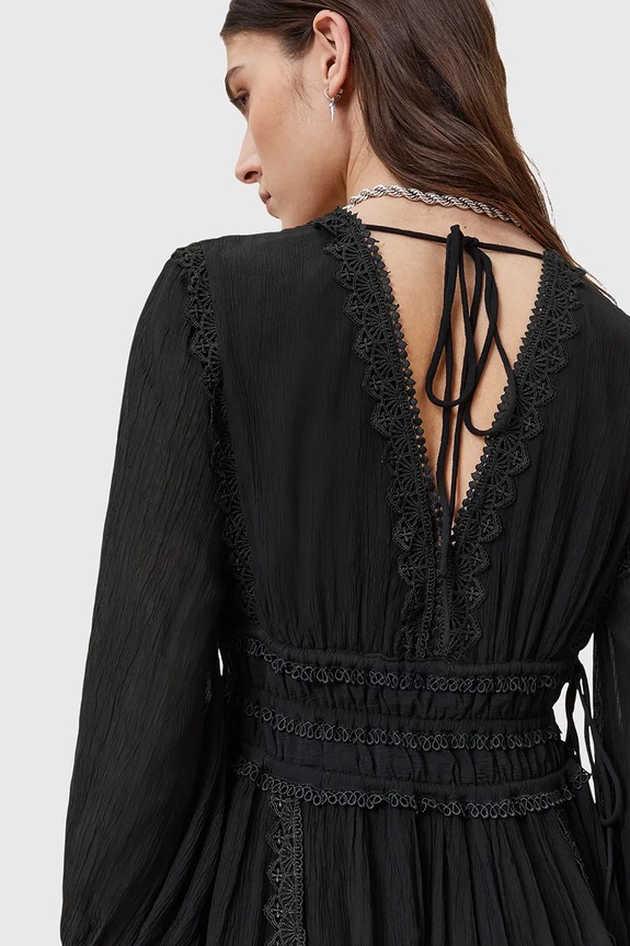 Šaty AllSaints XANTHE čierna W213DC