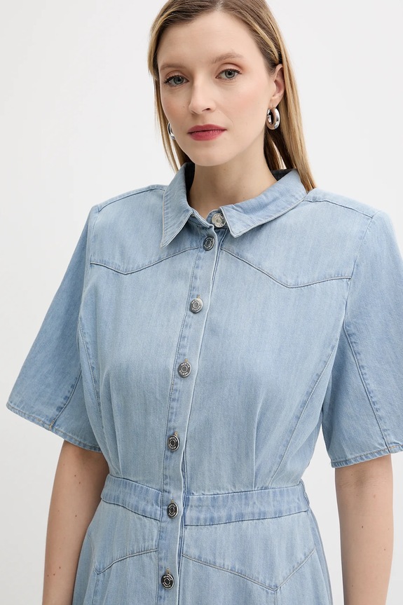 Gestuz rochie jeans albastru 10910194