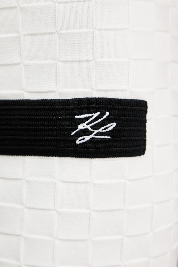 Karl Lagerfeld sukienka A3W13036 biały