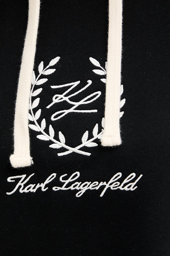 Karl Lagerfeld vestito in cotone A3W44010 nero