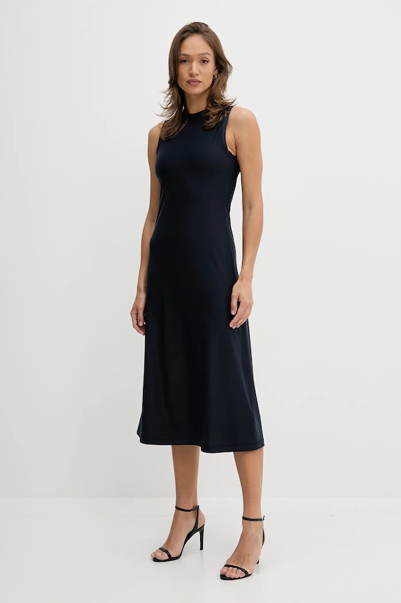 Šaty Calvin Klein Jeans midi námořnická modř LV044C236G