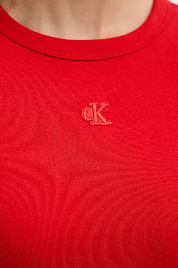 Рокля Calvin Klein Jeans LV047B266G червен