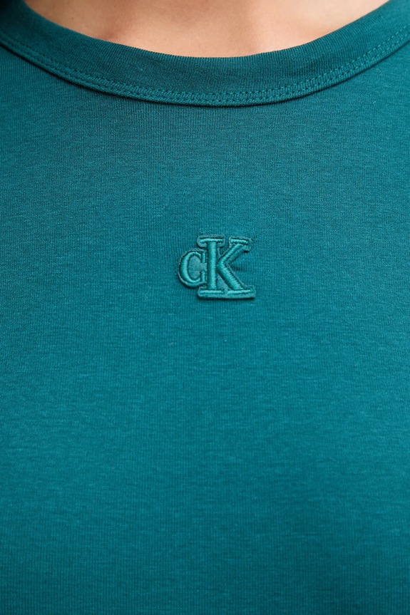 Šaty Calvin Klein Jeans LV047B266G tyrkysová