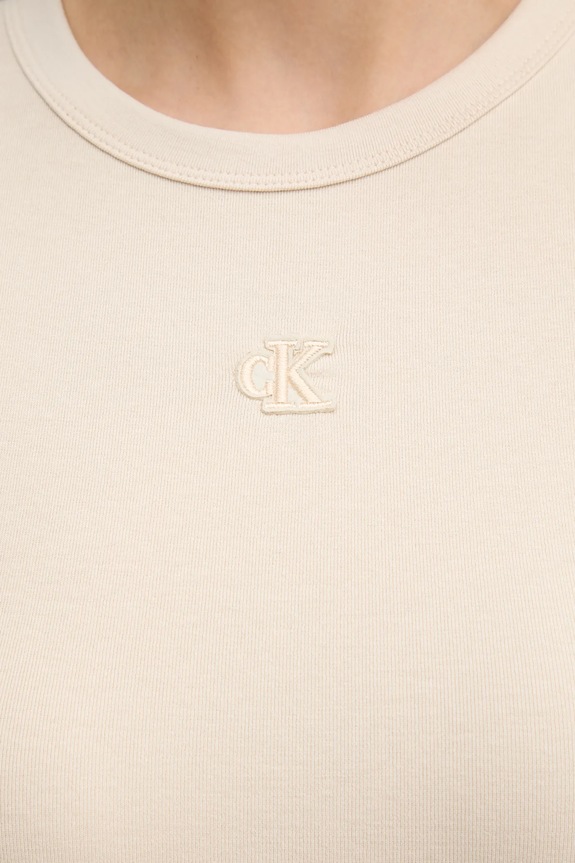 Φόρεμα Calvin Klein Jeans LV047B266G μπεζ