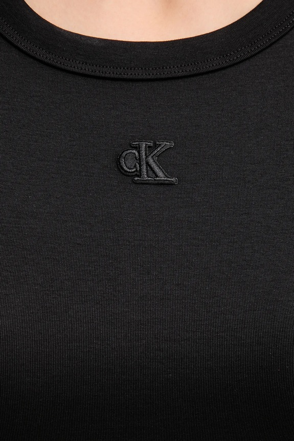 Φόρεμα Calvin Klein Jeans LV047B266G μαύρο