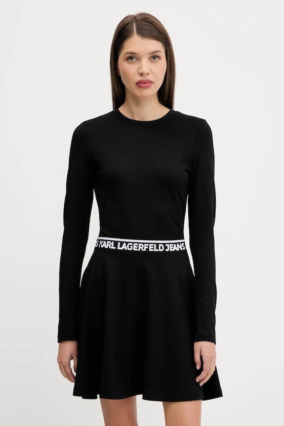 Karl Lagerfeld Jeans vestito mini nero A3W13009