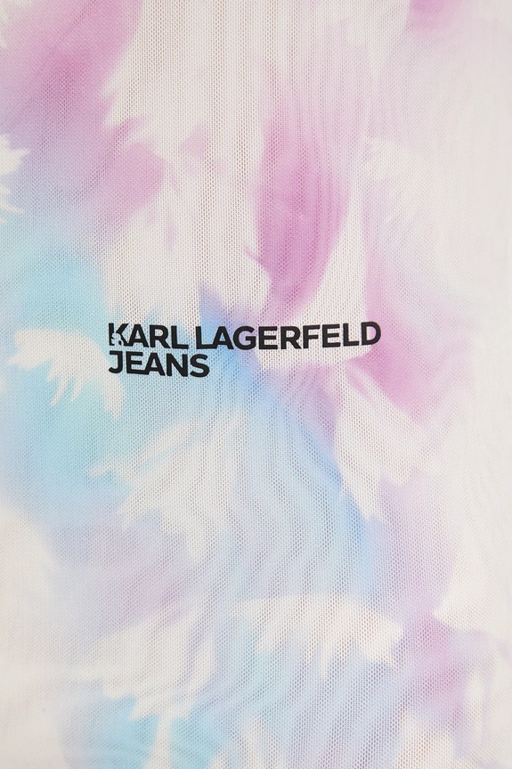 Рокля Karl Lagerfeld Jeans A3W13011 бял