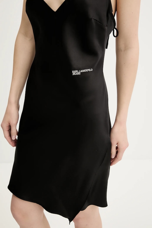 Karl Lagerfeld Jeans rochie A3W13045 negru