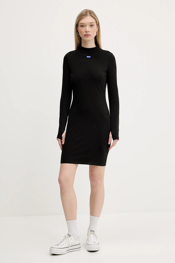 Šaty Hugo Blue Nilla_B 50545016 čierna AW25